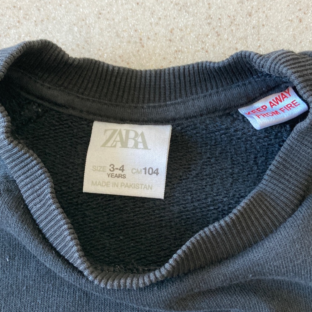 Playful Monster Pant w/2 Sweatshirts Kids Bundle Size 3/4/5 - Zara/Cat&Jack - Picture 9 of 15